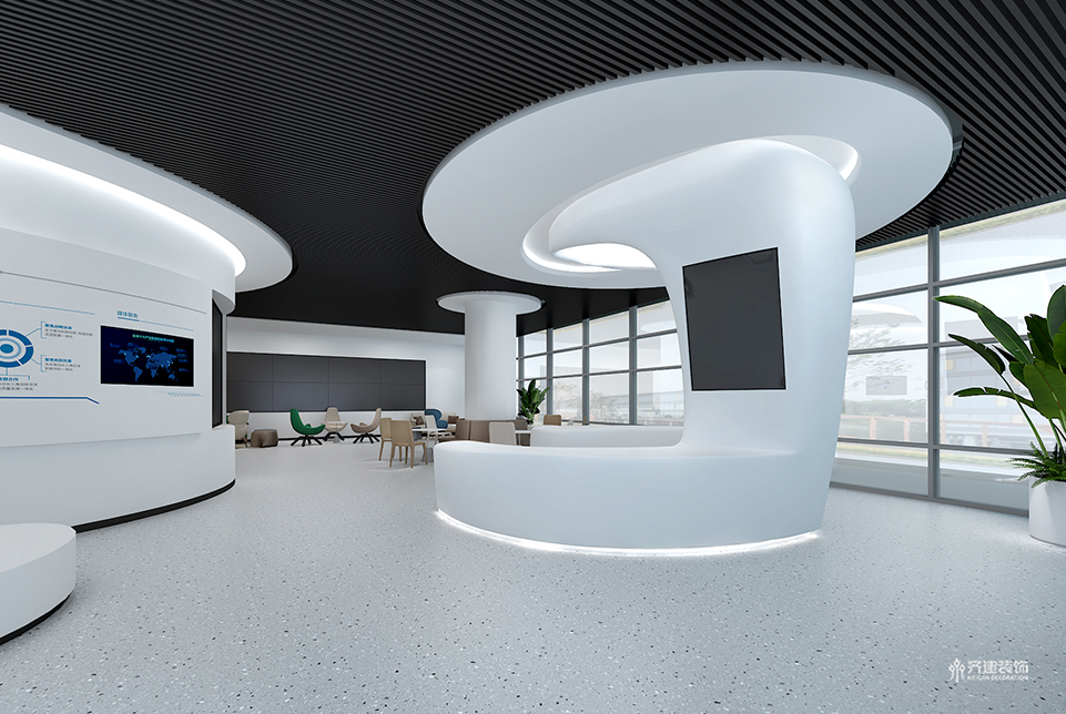 上海制氧設備展廳遠景3D效果圖設計